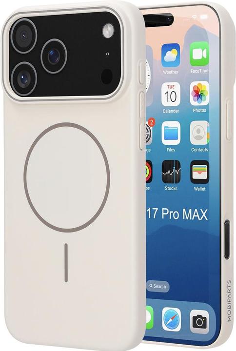 Image du produit Mobiparts Slim Line Case Apple iPhone 17 Pro Max (MagSafe Compatible) Off White (Apple iPhone 17 Pro Max)