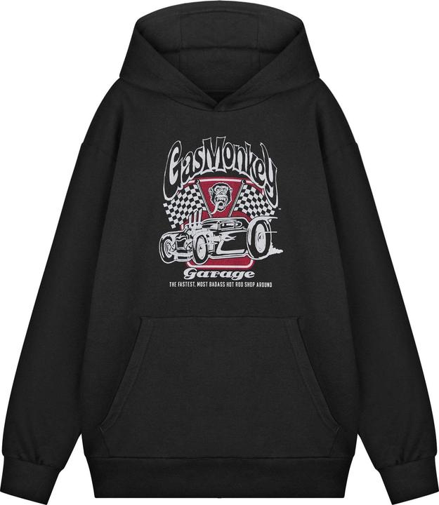 Immagine prodotto Gas Monkey Garage Garage Flag Felpa con Cappuccio Uomo (XXL)