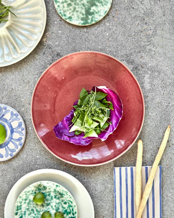 Actual product image House Doctor Dinner plate, HDDiva, Red (28 cm)