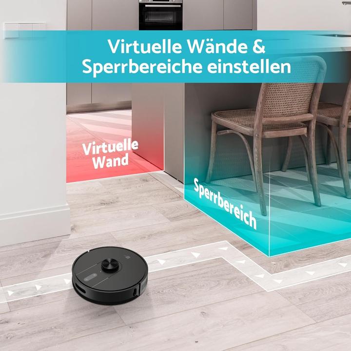 Actual product image Aeco Vacubot X5 vacuum and mopping robot (5000 Pa, Wiping cloth)