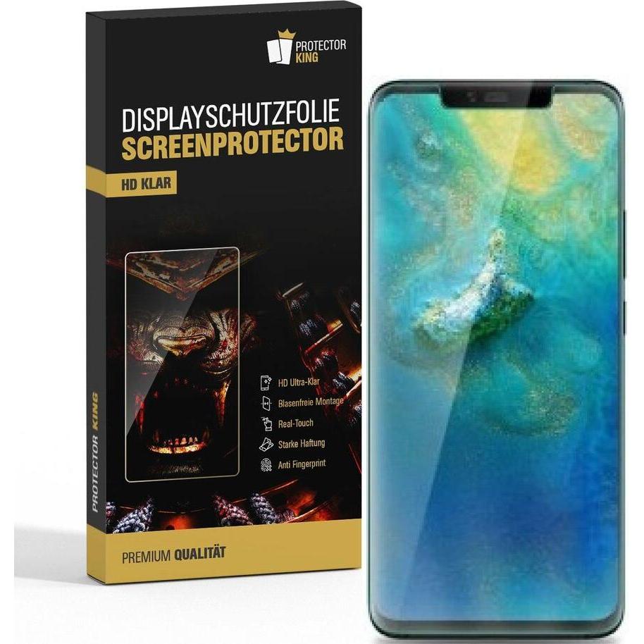 Protectorking 6x Premium Displayschutzfolie 3D KLAR (6 Stück, Huawei Mate 20 Lite), Smartphone Schutzfolie