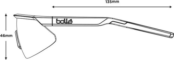 Actual product image Bollé Micro Edge S3 (Black Mat, Grey)