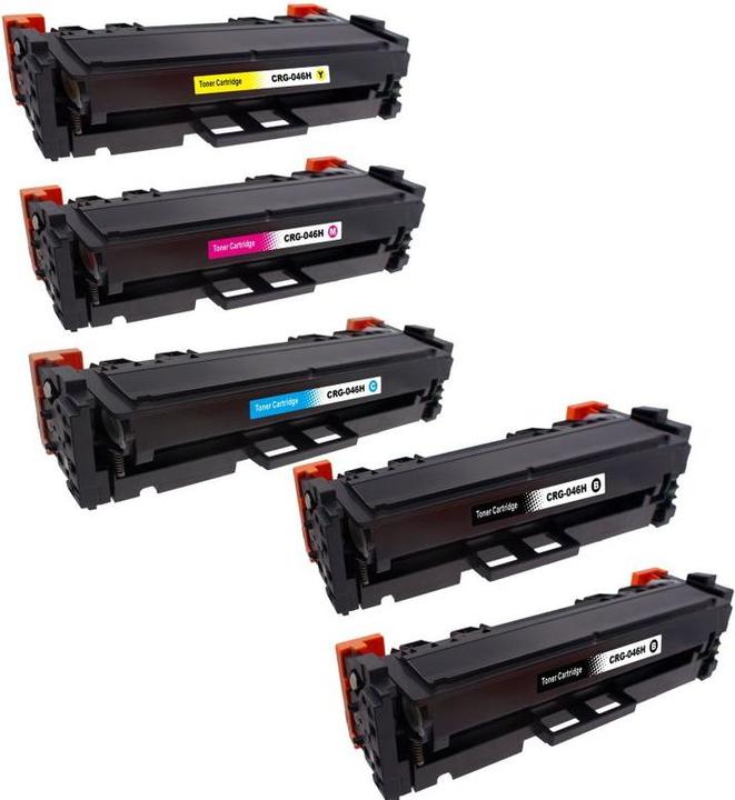 Actual product image Hermex Compatible Canon i-SENSYS MF735Cdwt Toner Cartridges (M, C, Y, FC)