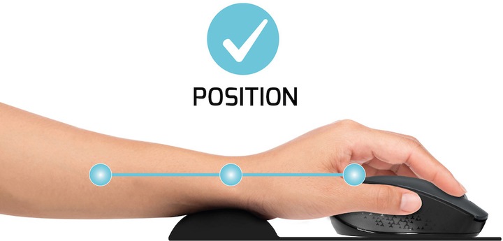 Produktbild Port Designs Ergonomisches Mauspad (S)