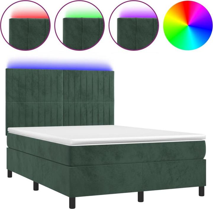 Produktbild vidaXL Boxspringbett (140 x 190 cm)