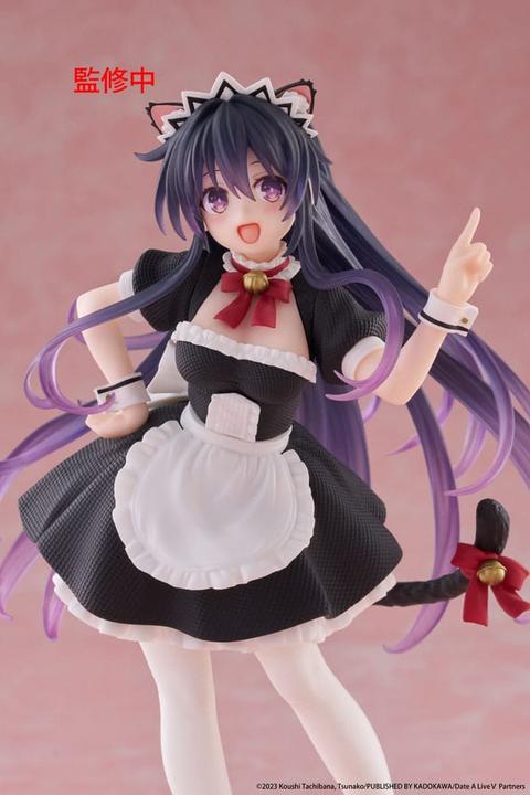 Actual product image Taito Date A Live V Coreful PVC Statue Tohka Yatogami Cat Ear Maid Ver. 18 cm