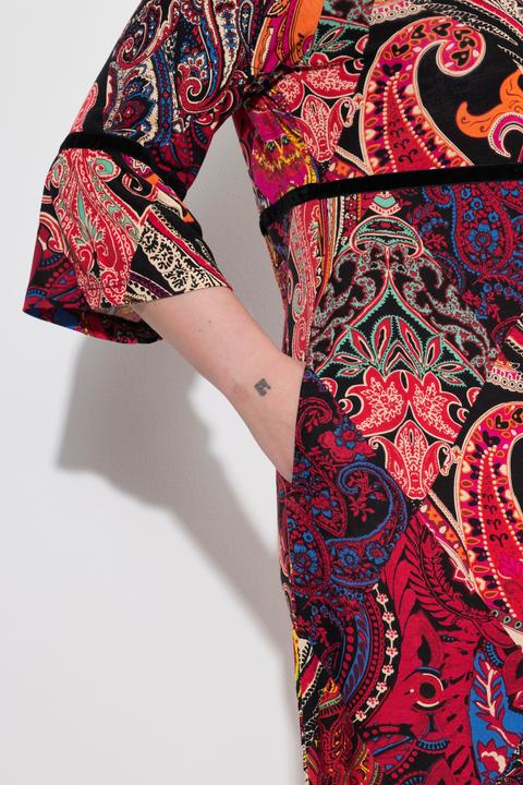 Produktbild Miamoda Kleid, Patch-Muster, Samtbänder (44)