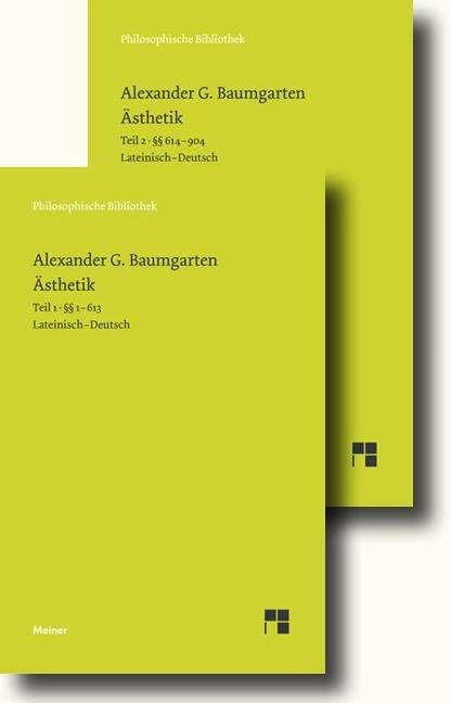 Produktbild Ästhetik (Deutsch, Alexander Gottlieb Baumgarten, Dagmar Mirbach, 2009)
