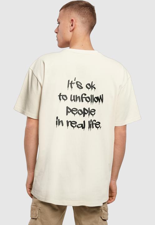 Produktbild Merchcode Unfollow front X Oversize Tee - 112215 (L)