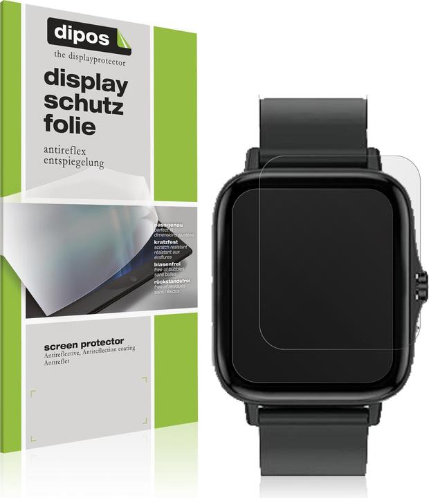 Actual product image Dipos Screen Protector Anti-Glare (Kaseemi 1.7 inch smartwatch)