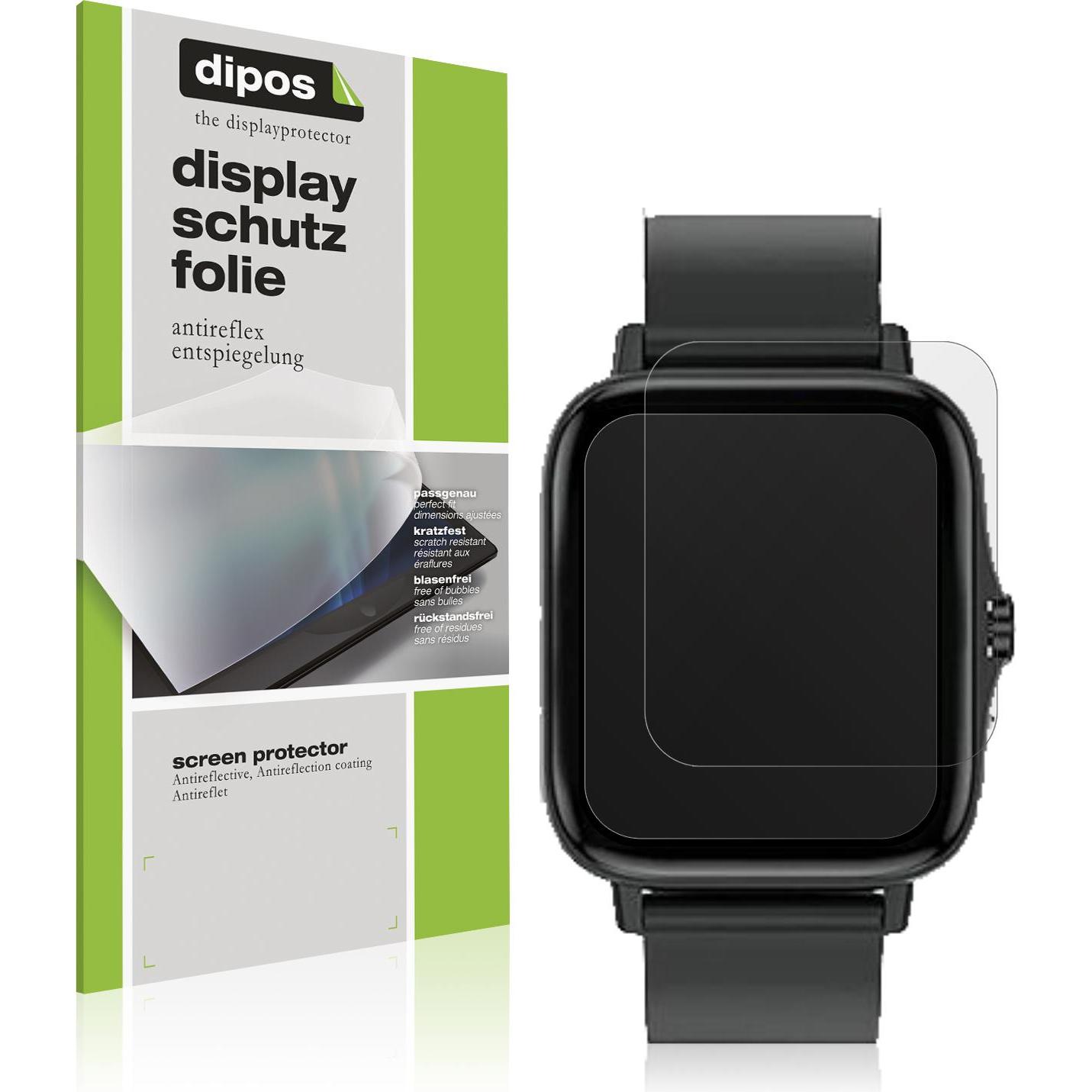 Thumbnail - Dipos Displayschutzfolie Antireflex, Smartwatch Schutzfolie, Transparent