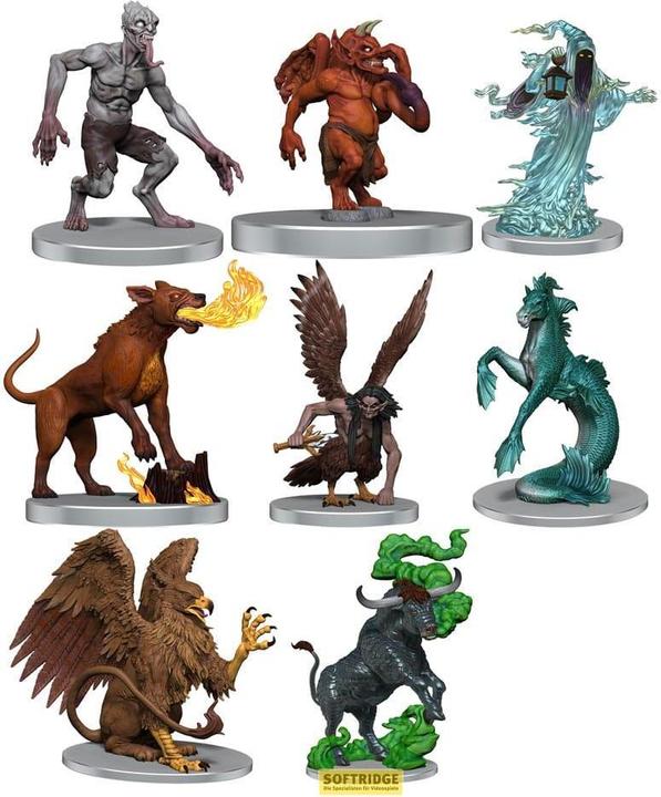 Actual product image Wizkids D&D Classic Collection miniatures prépeintes Monsters G-J Boxed Set
