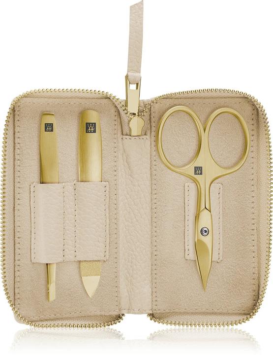 Actual product image Zwilling Manicure Set 3 Pieces with Genuine Leather Case