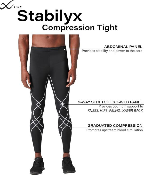 Produktbild CW-X Pantaloni Compressione Stabilyx (M)