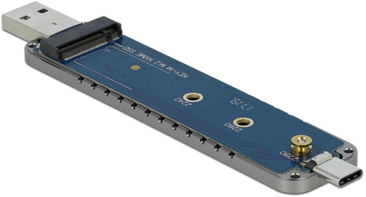 Immagine prodotto Delock Involucro esterno USB-A/C - NVME M.2 SSD (M.2 2280, M.2 2260, M.2 2242)