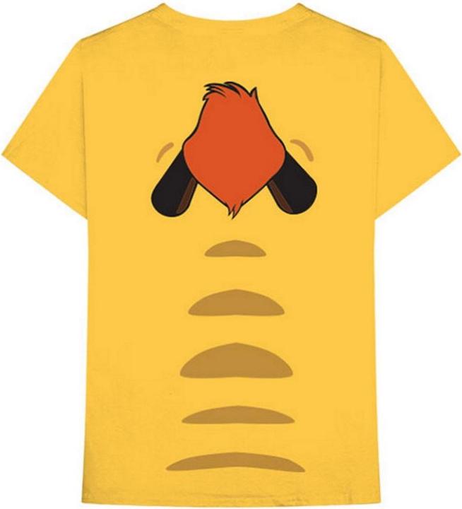 Actual product image The Lion King Unisex Adult Timon Back Print Cotton T-Shirt (S)