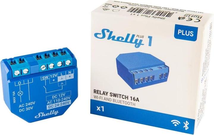 Image du produit Shelly Plus 1 (Actionneur de commutation)