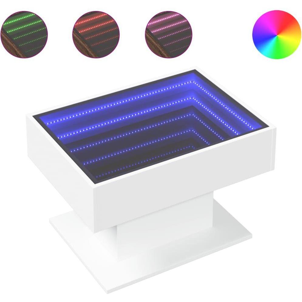 Thumbnail - VidaXL, Couchtisch + Beistelltisch, Leeann (70 x 50 x 45 cm)