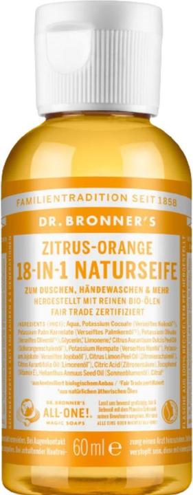 Dr. Bronner's 18-in-1 Zitrus-Orange (Flüssigseife, 240 ml)