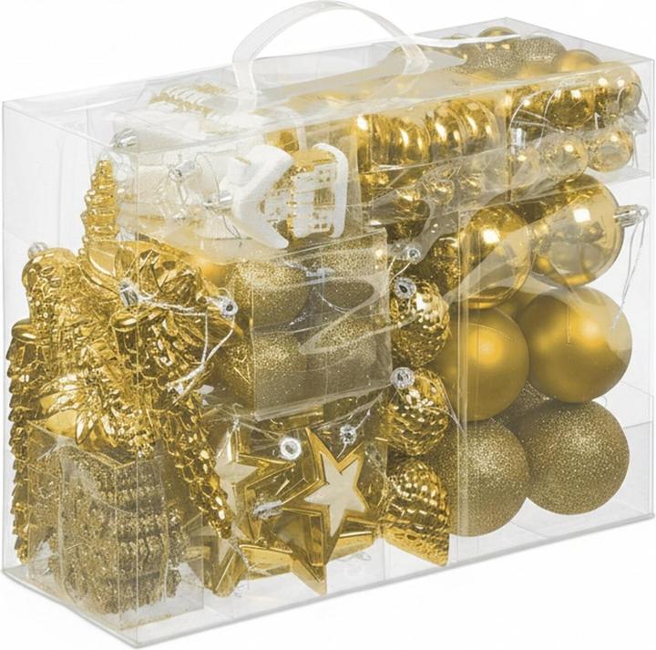 Produktbild Relaxdays Weihnachtskugeln-Set (100x)