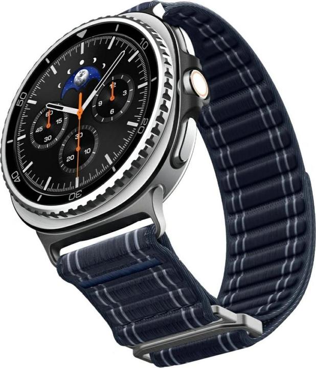 Spigen - WBF0 - Samsung Galaxy Watch8 40mm/Watch8 44mm/Watch8 Classic - Navy (Fabric, Nylon)