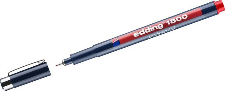 Produktbild Edding 1800 (Rot, 10 x)