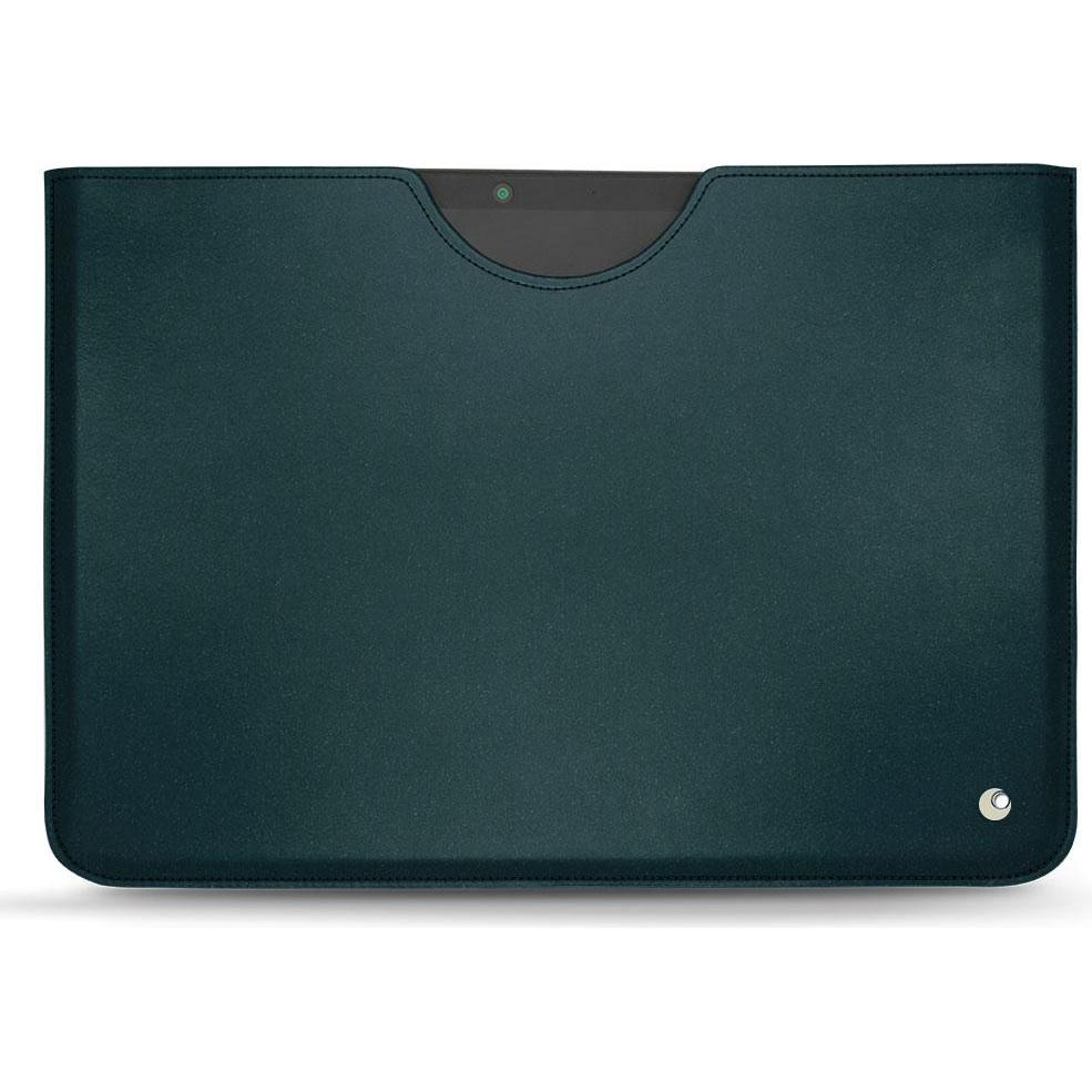 Noreve Lederschutzhülle (Microsoft Surface Pro X), Tablet Hülle, Blau