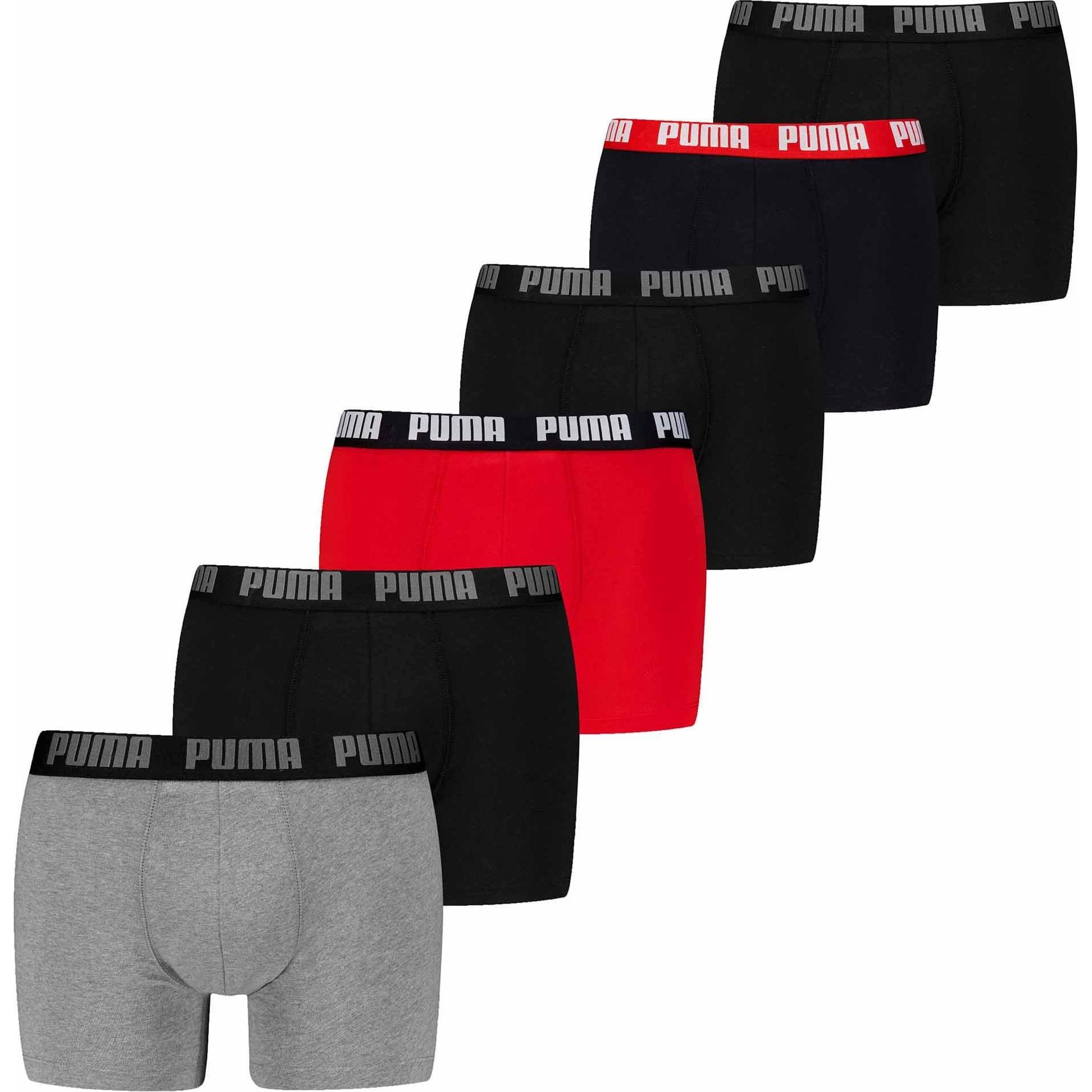 Puma, Herren, Unterhosen, Everyday Boxer, Mehrfarbig, (XL, 6er Pack)