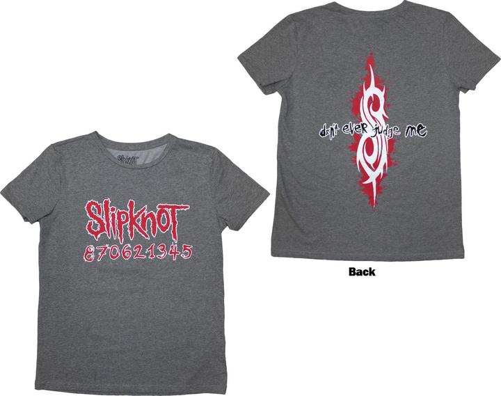 Produktbild Slipknot Dont Ever Judge Me Back Print (Girlie) (L)