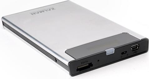 Zalman ZM-VE200, USB 2.0, eSATA, silber
