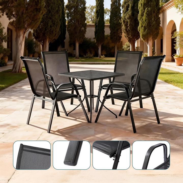 Immagine prodotto Relaxdays Set sedie da giardino