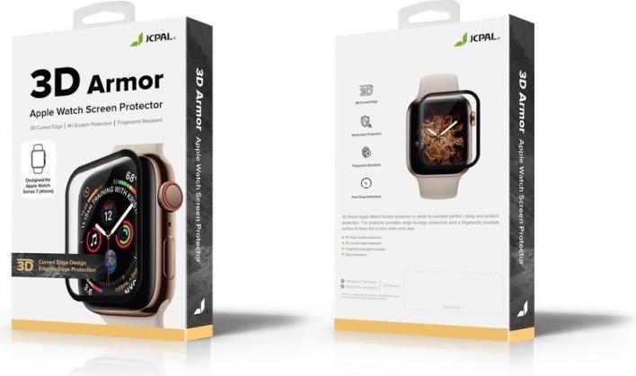 Image du produit JCPAL 3D Armor Apple Watch Screen Protector for Apple Watch Series 7-9th (45mm)