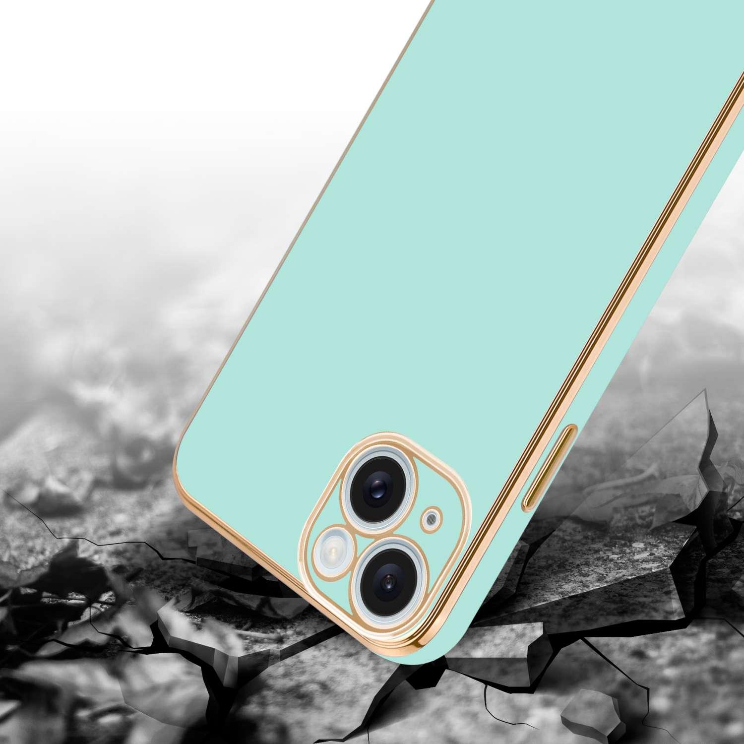Thumbnail - Cadorabo Hülle für Apple iPhone 15 PLUS TPU mit Kameraschutz (Apple iPhone 15 Plus), Smartphone Hülle, Grün