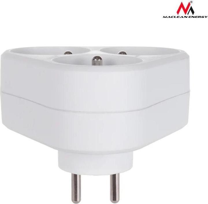 Actual product image Maclean MCE214 - Energy Triple current outlet with grounding 16A (3x)