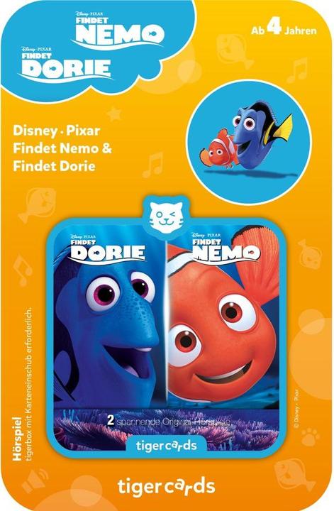 Tigermedia tigercard - Disney - Findet Nemo / Findet Dorie