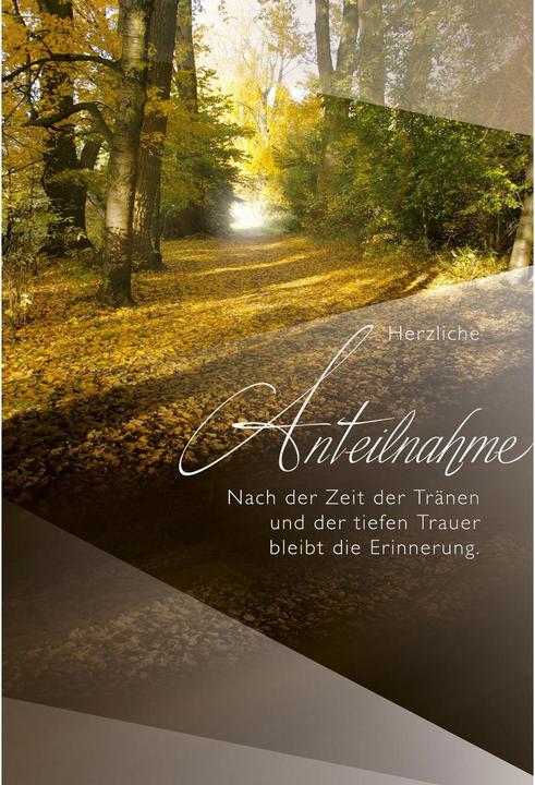 ABC Trauerkarte (1 Stk.)