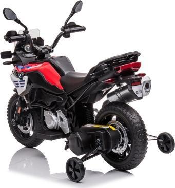 Actual product image Es-toys Elektro Kindermotorrad BMW F850 GS – 12V7A Akku – mit Stützräder, Musik und Lichter -EVA Reife (12 V)