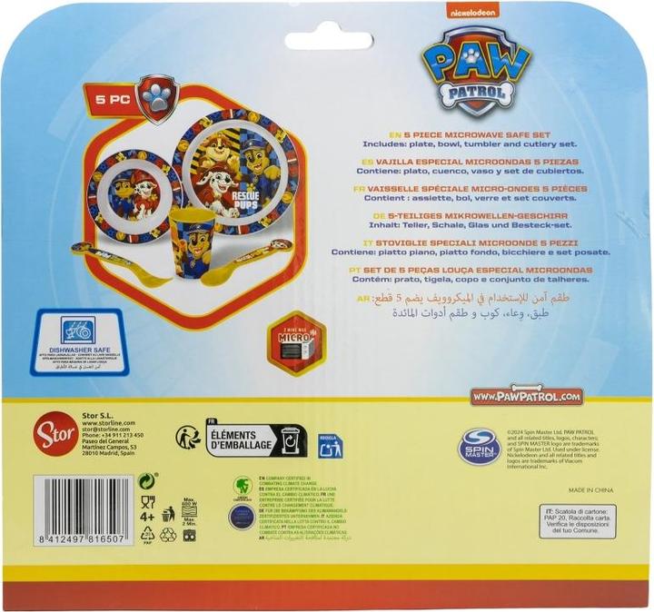 Produktbild Stor Paw Patrol "Rescue Pups" - Geschirr-Set 5-teilig