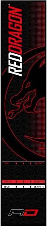 Actual product image Red Dragon Dart mat Soft Feel