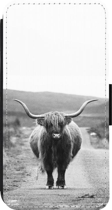 Immagine prodotto PhoneLook Cover Portafoglio nero Bovini delle Highlands (Apple iPhone 13 Pro)