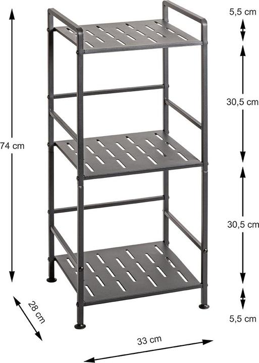 Produktbild HAKU Möbel Regal (33 x 28 x 74 cm)