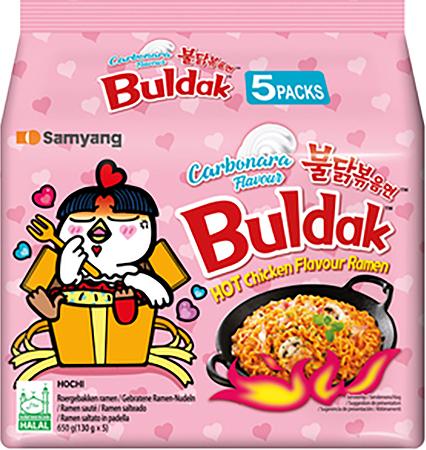 Image du produit Samyang Buldak Buldak Hot Chicken Ramen Carbonara (650 g)