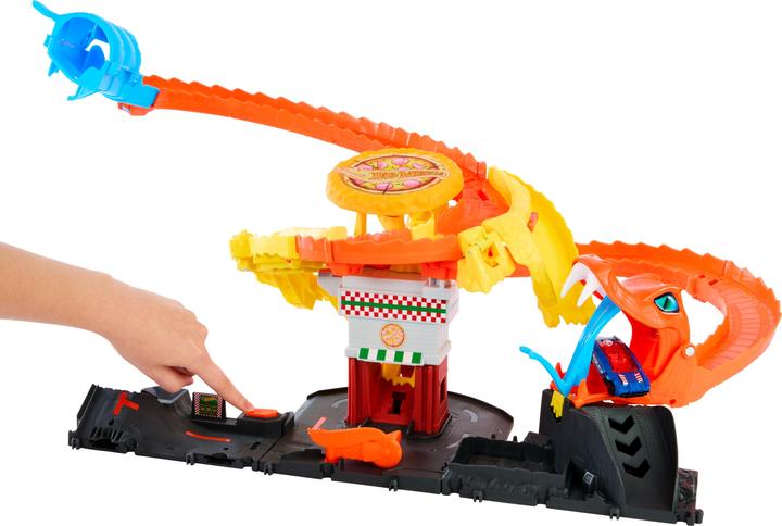Actual product image Hot Wheels City Cobra Slam Pizza Attack
