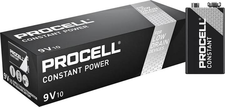 Immagine prodotto Duracell Pile Procell (10 pz., 9V Block, 673 mAh)