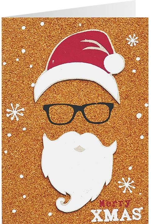 Produktbild Sheepworld Weihnachtskarte Kork Nikolaus 11 x 16 cm (1 Stk.)