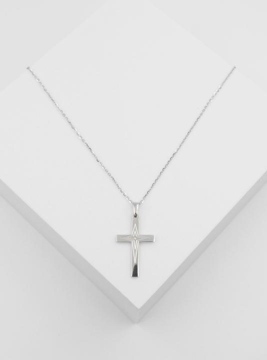 Produktbild Muau Kreuz (Weissgold)