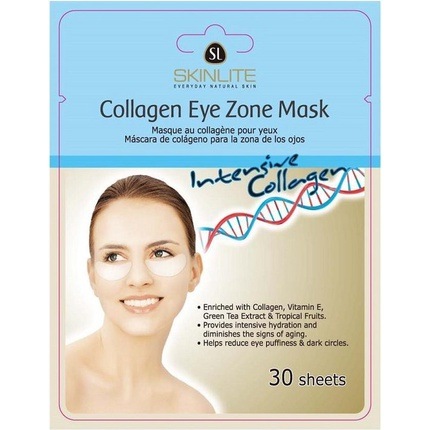 Actual product image Skinlite Collagen Eye Zone Mask Eye Flakes Collagen 30Pcs