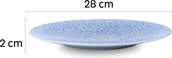 Actual product image Silwy Magnetic dinner plate blue
