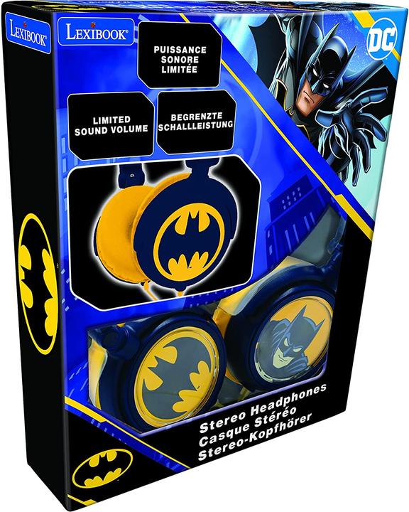 Actual product image Lexibook Batman - Kids Safe Stereo Headphones (HP015BAT)