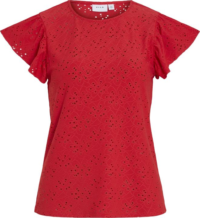 Produktbild Vila Rundhals Oberteil mit kurzen Ärmeln (M)